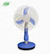 Multi - Color 12v Solar Table Fan , Plastic Material 3 Speed Table Fan
