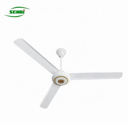 Quạt trần năng lượng mặt trời hiện đại 1400mm Quạt trần 12 v Thiết bị gia dụng với 5 tốc độ có thể điều chỉnh